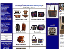 Tablet Screenshot of greatbags.com